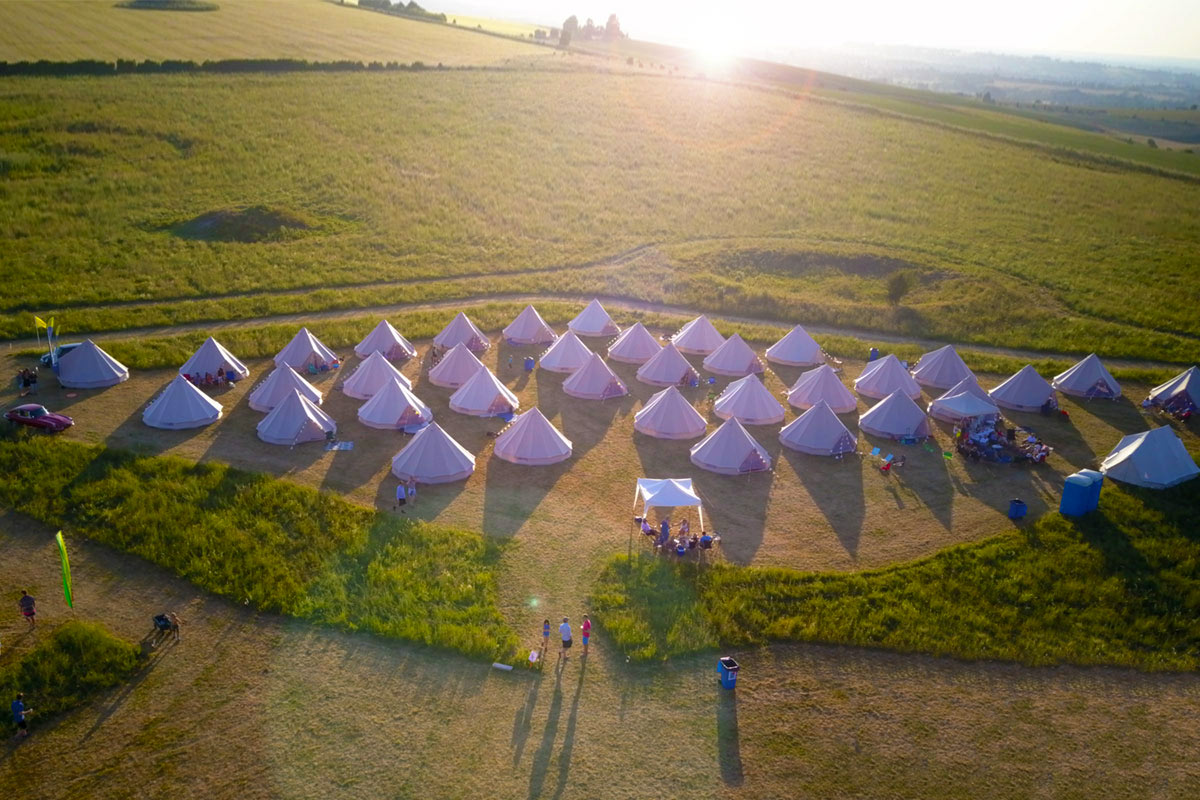 Bell Tent Hire from Campeazy