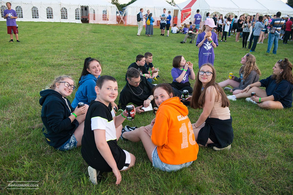 Camping at Walsingham Youth Pilgrimage 2023